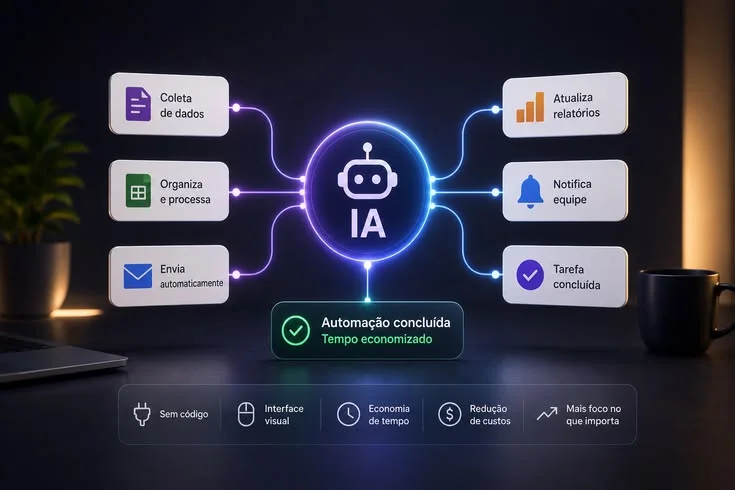 Fluxo de atendimento automatizado no WhatsApp e no Instagram